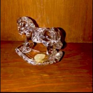 Lead Crystal Princess House Germany Rocking Horse